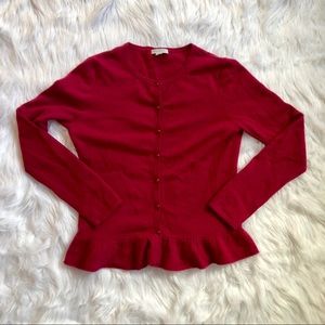 Garnet Hill 100% Cashmere Cardigan | EUC | Sz M